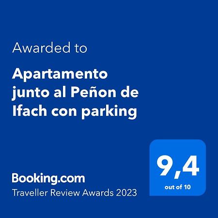 Apartamento Junto Al Penon De Ifach Con Parking Calpe Exterior photo